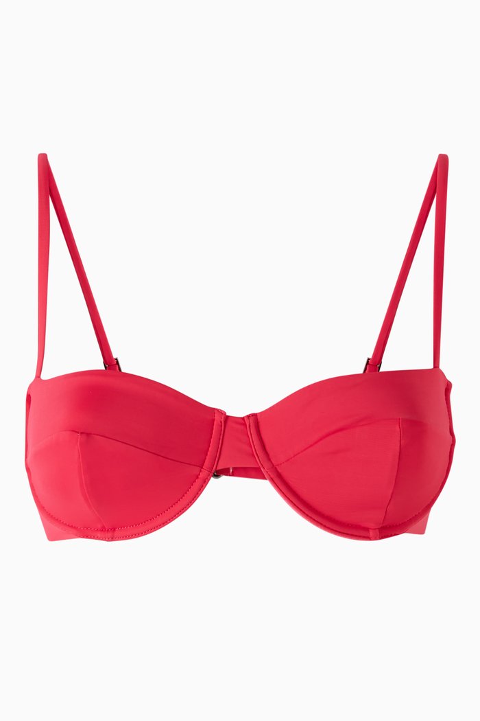 

Vintage Bikini Top in Lycra, Pink