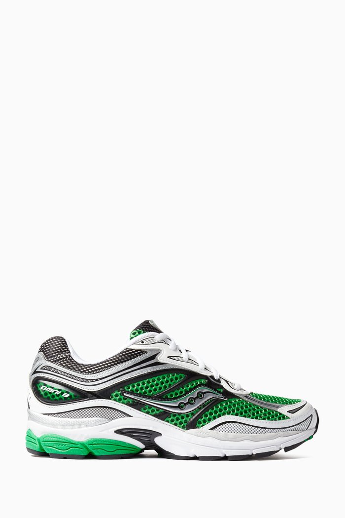 

Progrid Omni 9 Sneakers in Mesh & Leather, Multicolour
