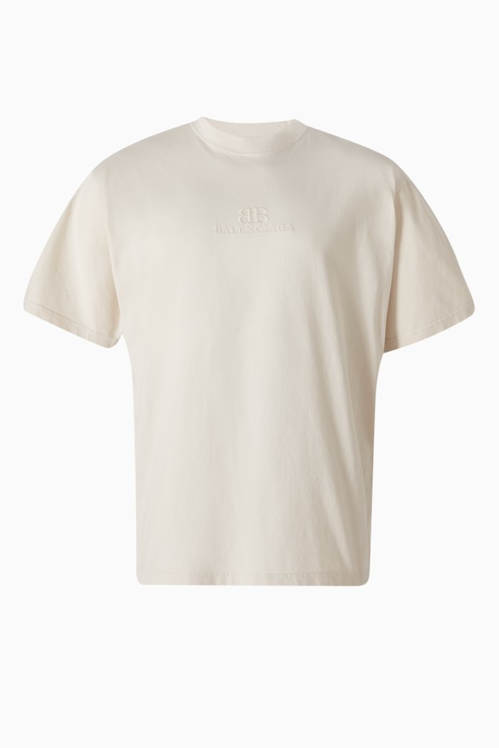 

Unisex BB Classic Medium Fit T-shirt in Vintage Jersey, White