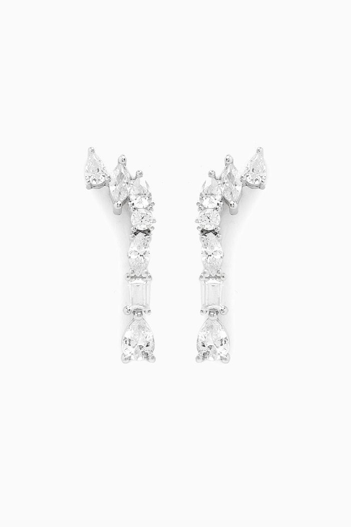 

Pendant Drop Earrings in Sterling Silver