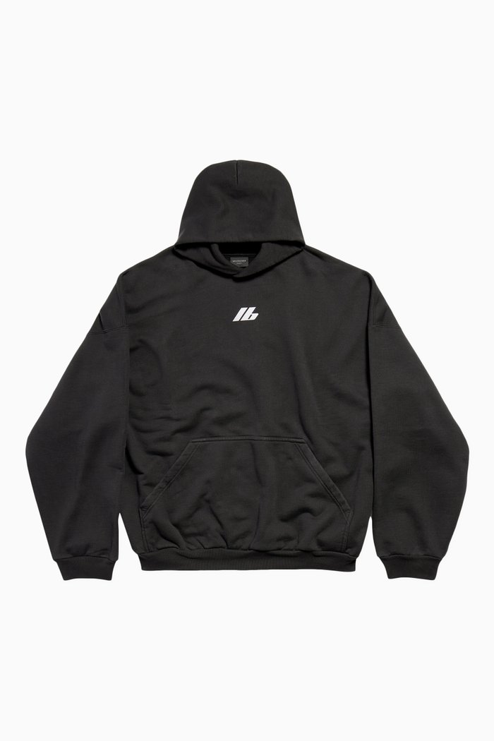 

Unisex Activewear Oversized Hoodie in Archetype Fleece, Black