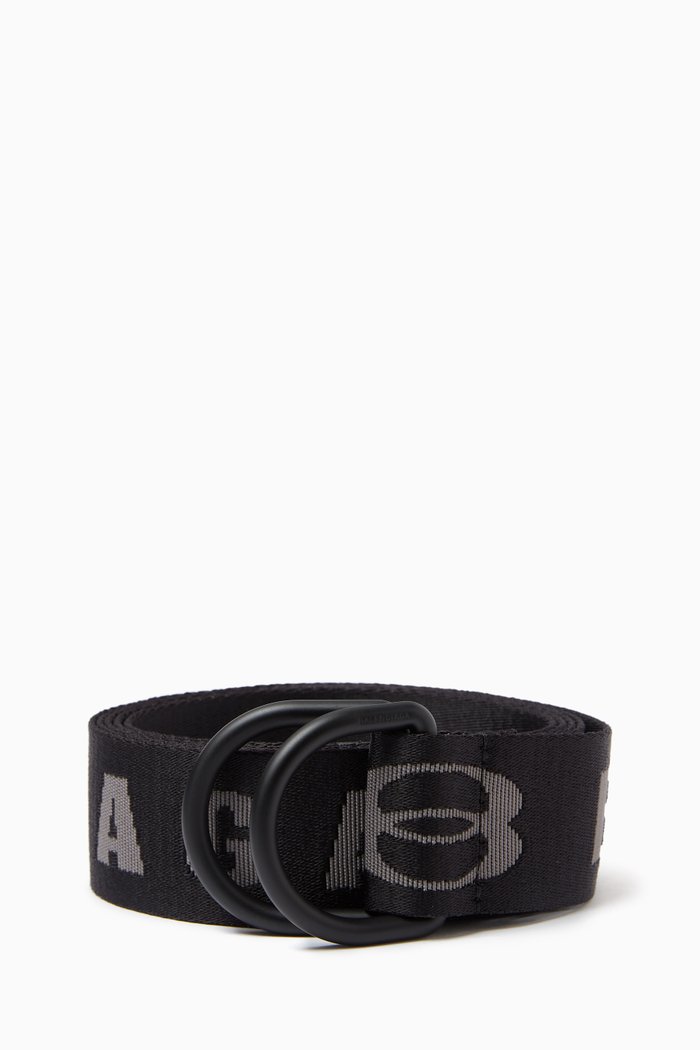 

D-ring Belt in Webbing, Black