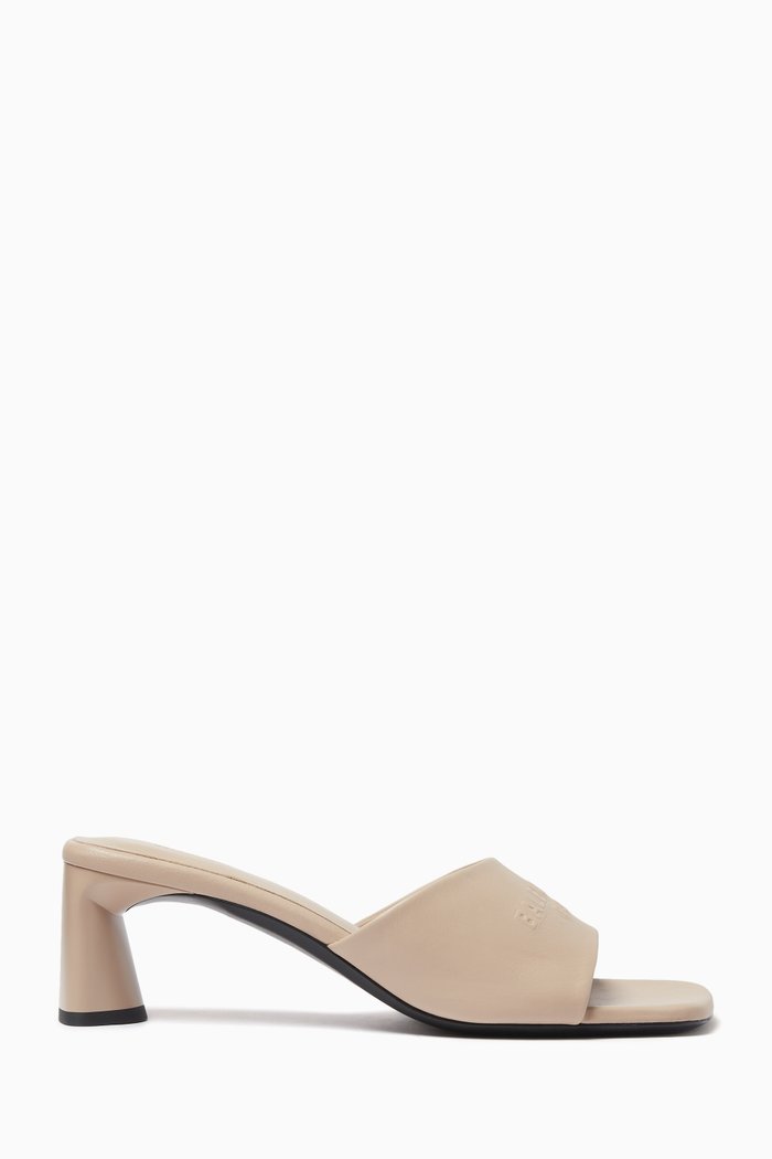 

Duty Free 60 Slip-on Sandals in Lambskin, Neutral