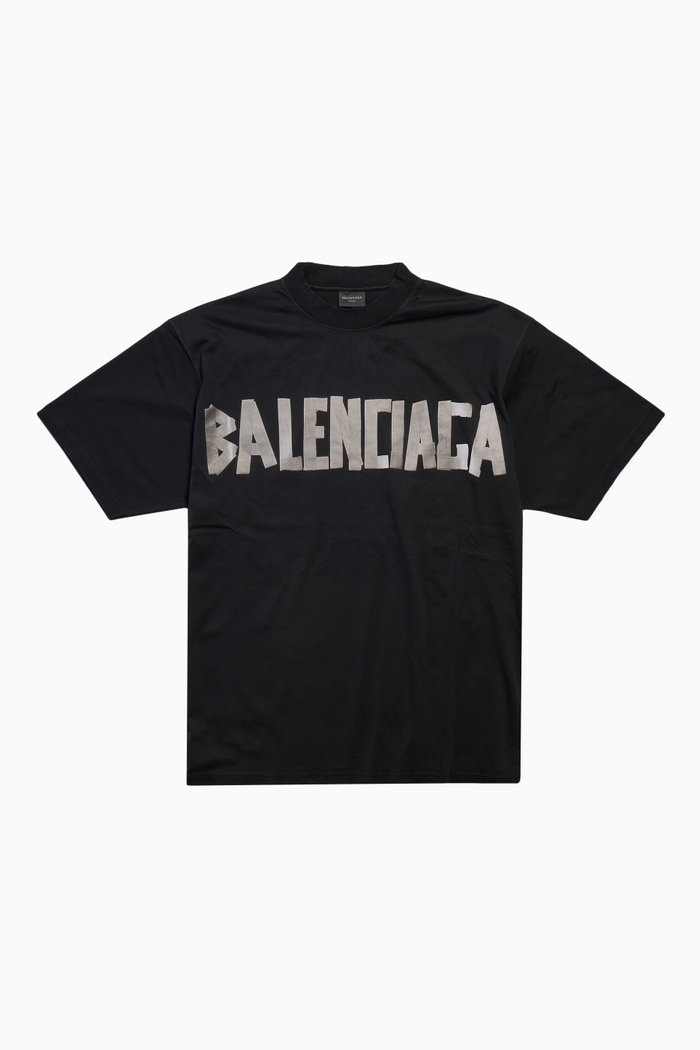 

Unisex New Tape Type Medium-fit T-shirt in Vintage-jersey, Black
