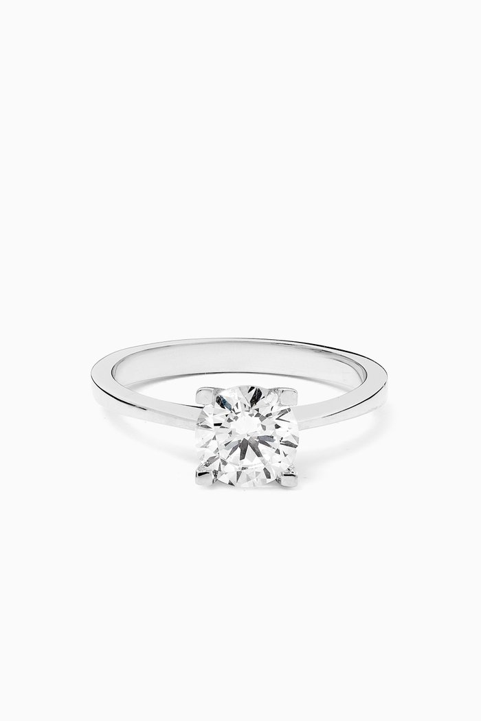 

Solitaire Ring in Sterling Silver