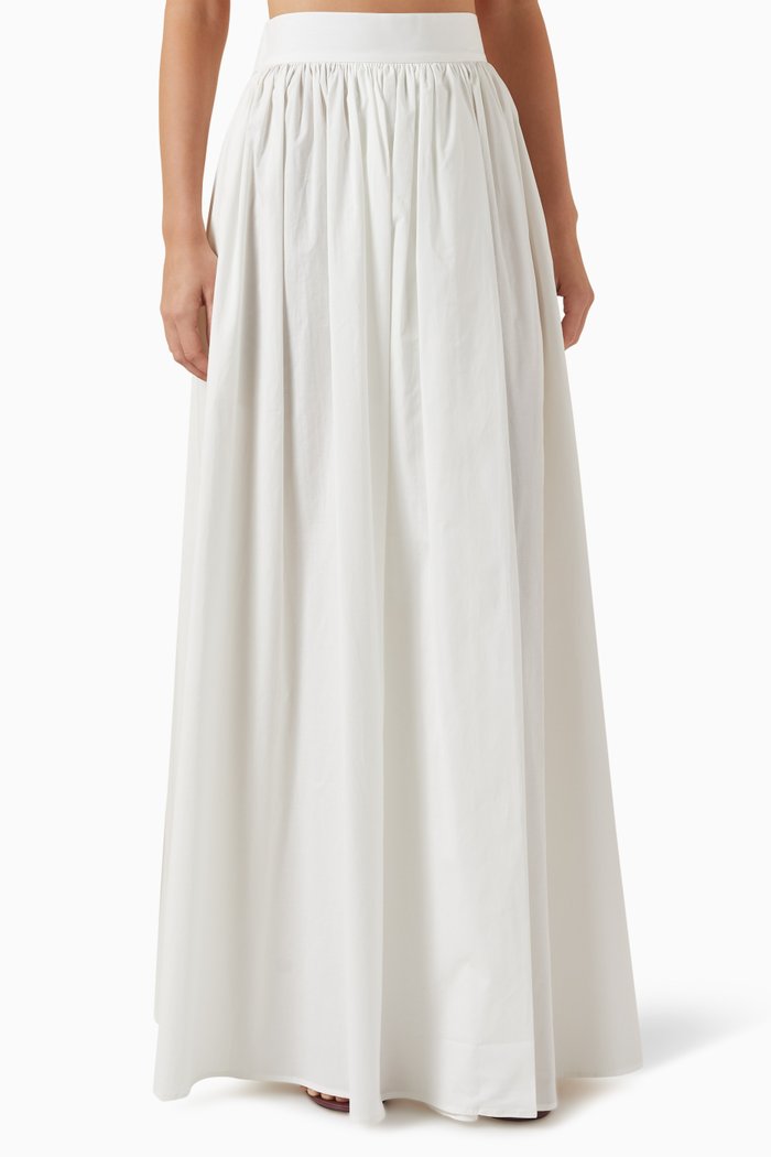 

Maxi Skirt in Cotton, Neutral