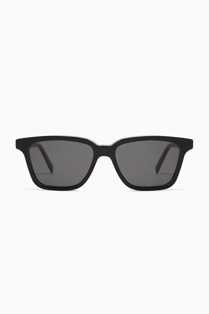 

The Squares Sunglasses in Acetate, Black