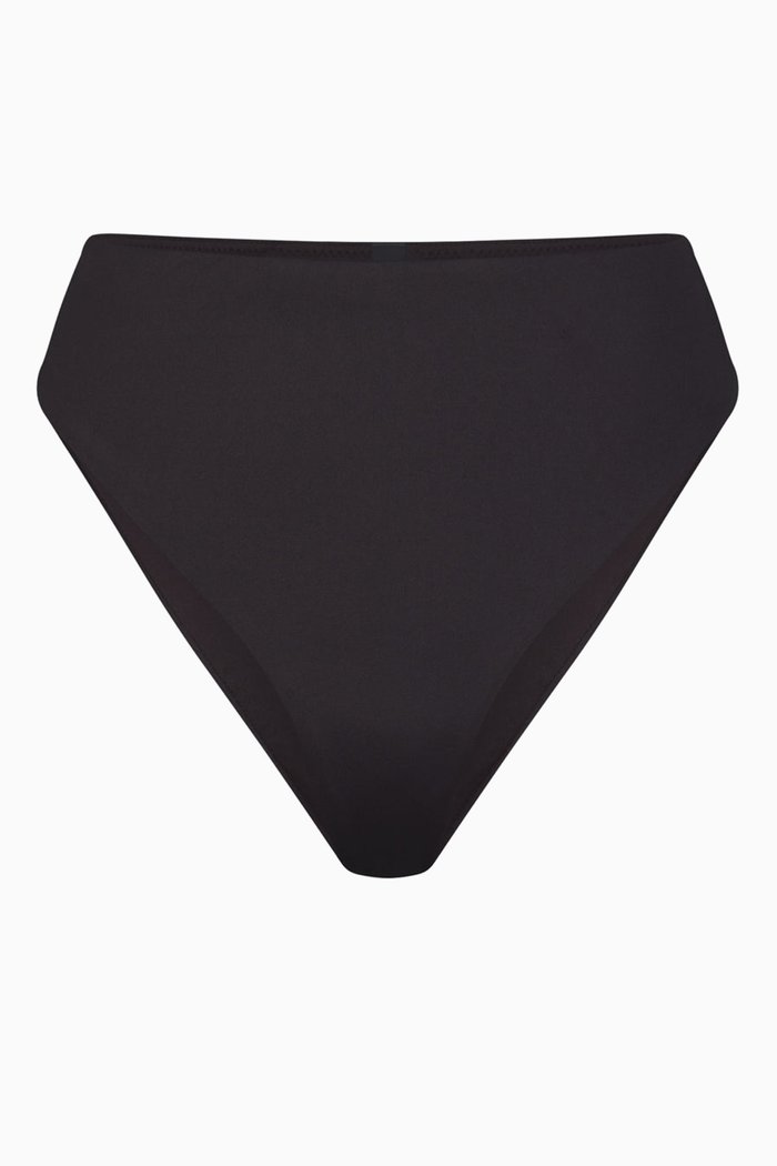 

Mid-waist Bikini Briefs, Black