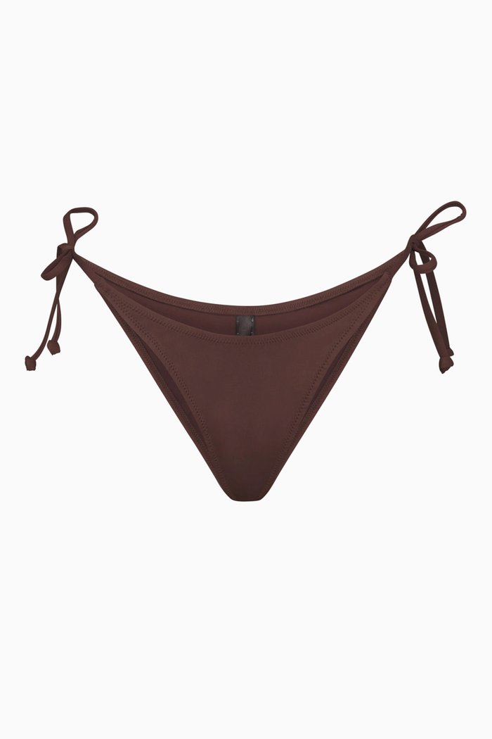 

Dipped Tie Bikini Briefs, Brown