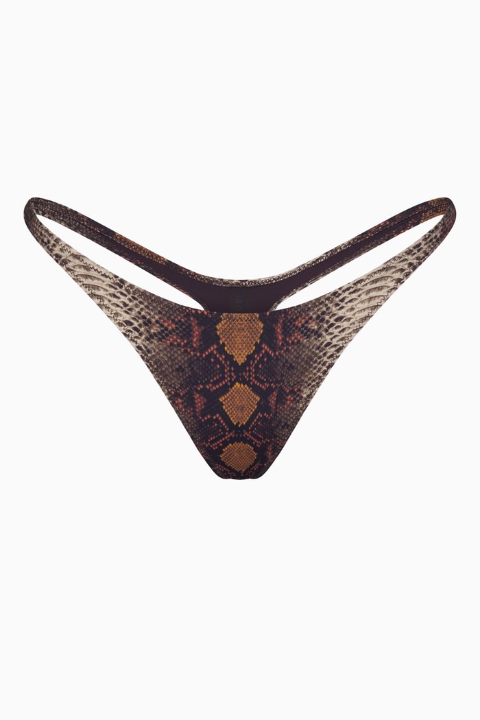 

Thong Bikini Briefs, Brown