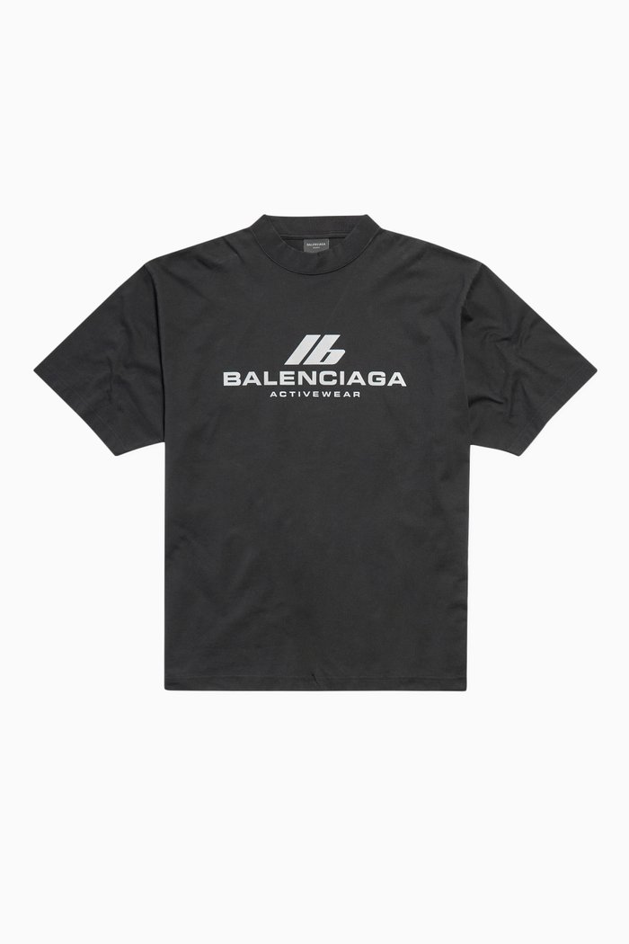

Unisex Activewear Medium Fit T-shirt in Vintage Jersey, Black