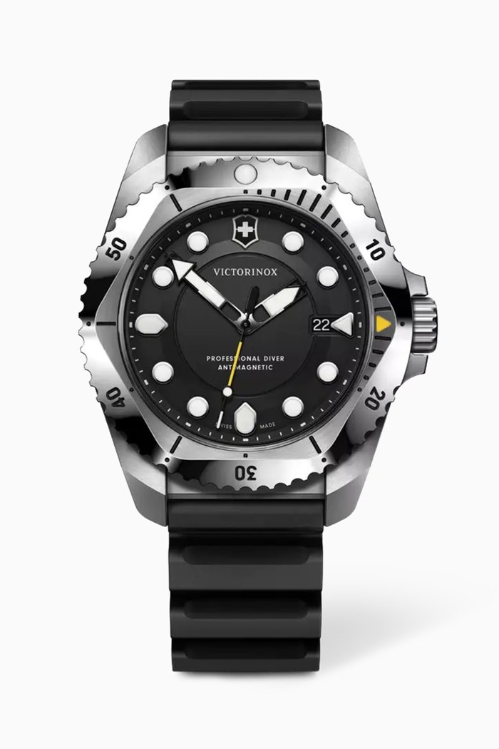 Diver Pro Quartz Watch, 43mm, Black