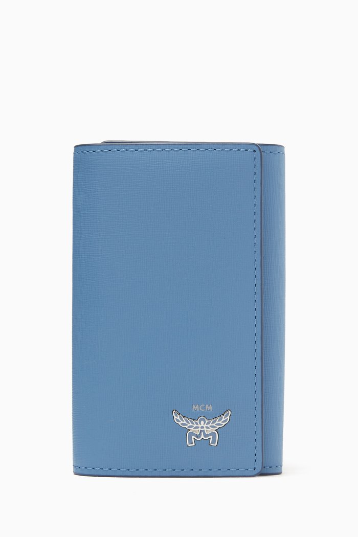 

Himmel Key Case in Leather, Blue