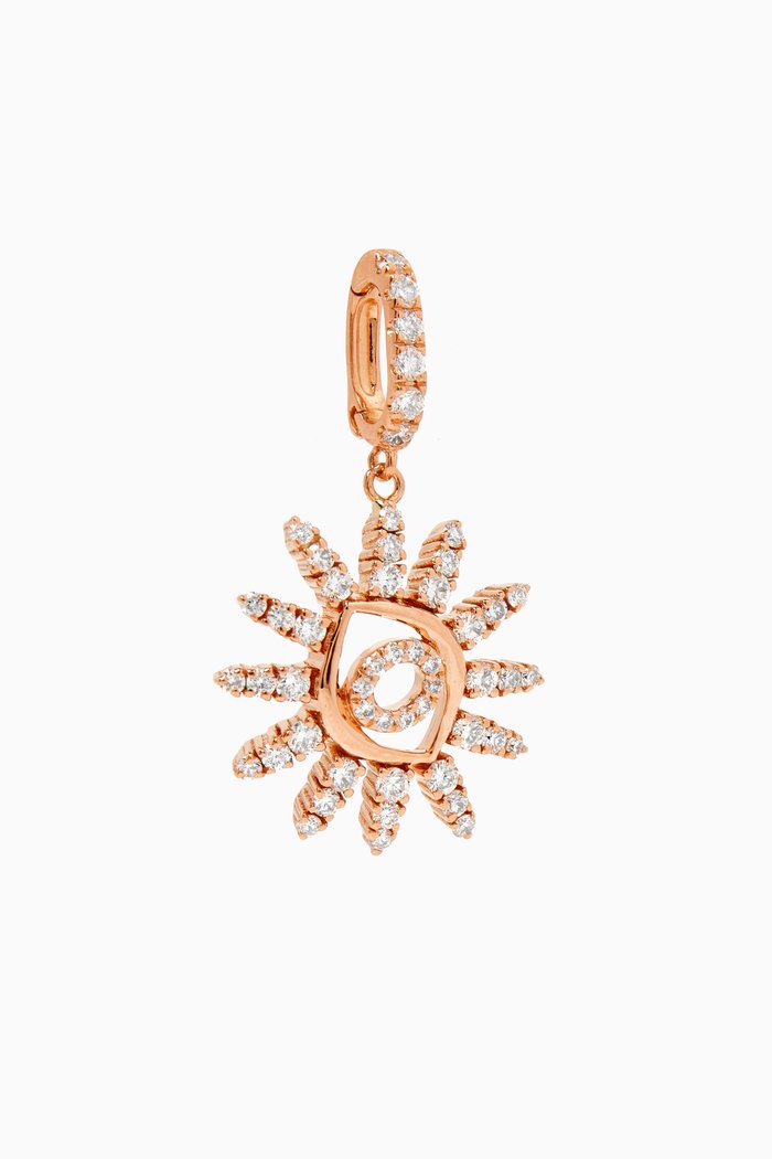 

Crazy Eye Clip-on Charm in 18kt Rose Gold