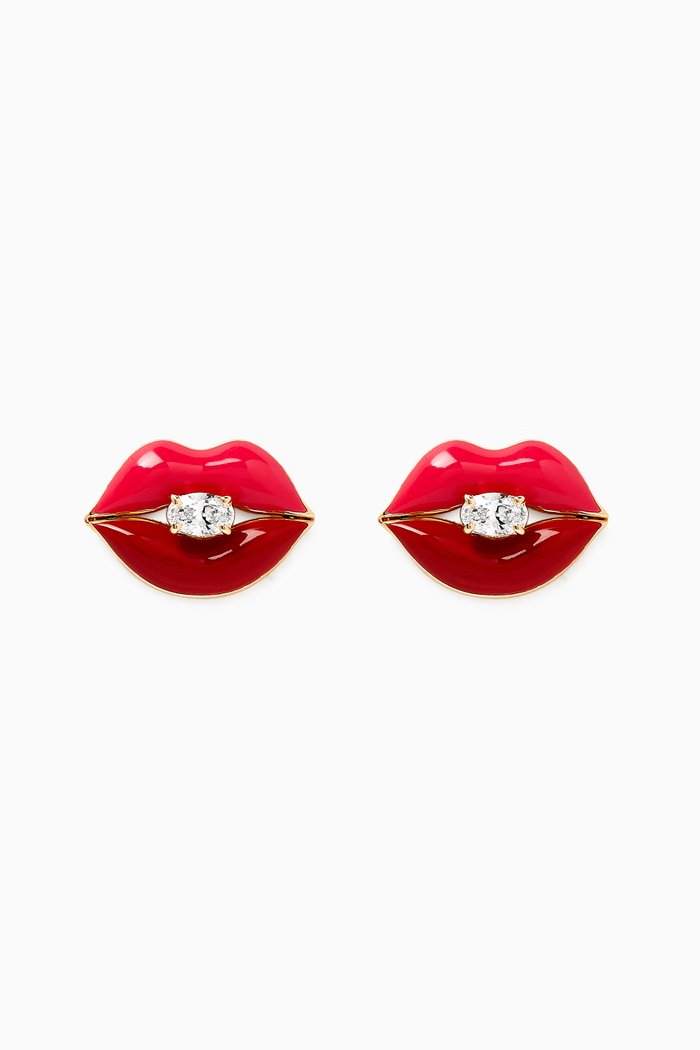 

Sugar Lips Stud Earrings in 18kt Yellow Gold
