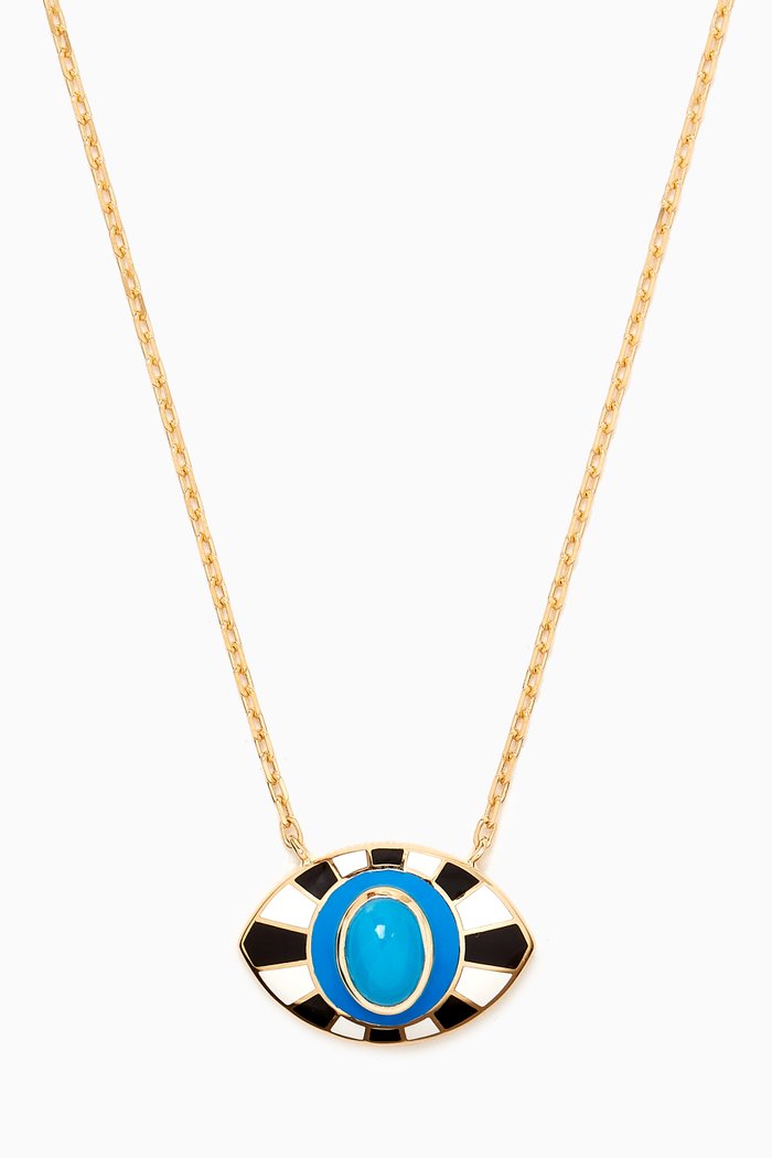 

Crazy Eye Pendant Necklace in 18kt Yellow Gold