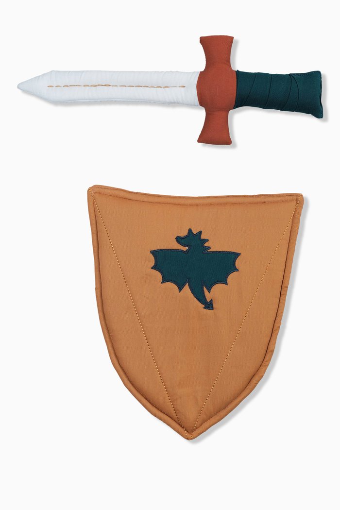 

Shield & Sword in Organic Cotton, Green