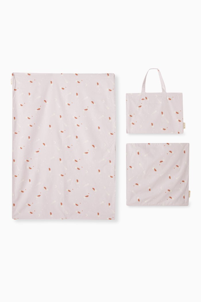 

Shooting Star Baby Bedding in Organic Cotton, Pink