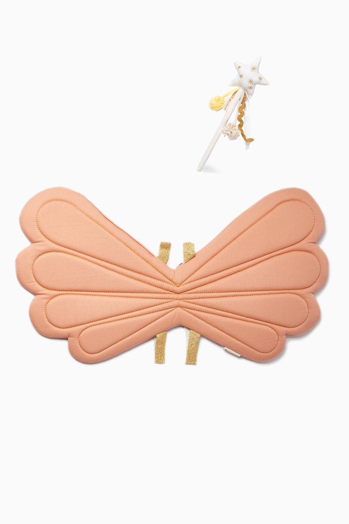 

Wings & Wand Gift Set in Organic Cotton, Neutral