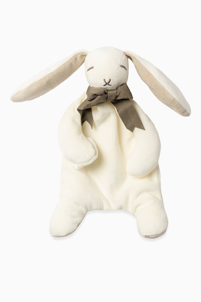 

Bunny Comforter Toy in Organic Cotton, Grey