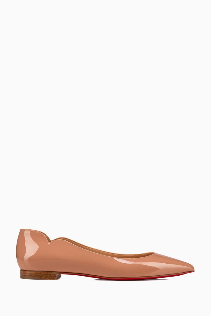 

Hot Chickita Flats in Patent Leather, Neutral