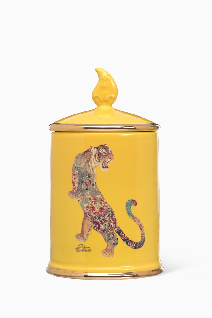 

Tiger Candle Jar, 500g, Colourless