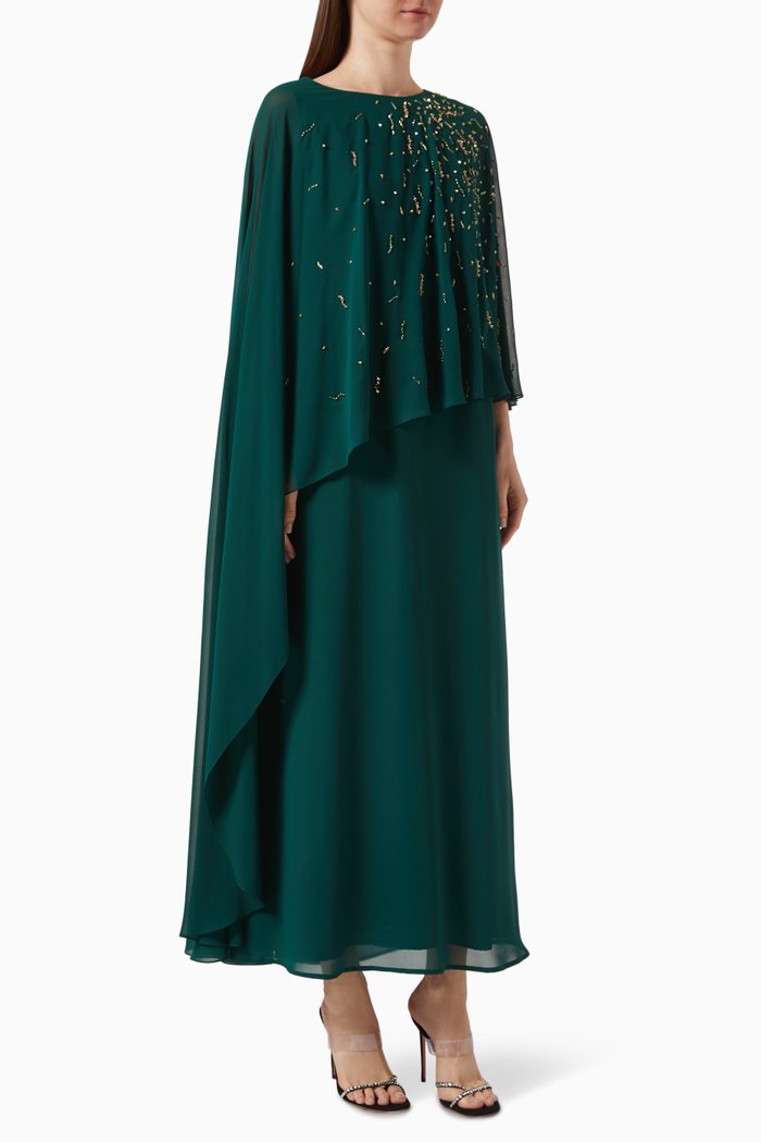 

Bead-embellished Cape Kaftan, Green