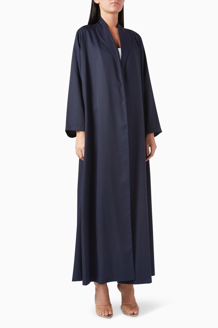 

Zainah Jacket-style Abaya, Blue