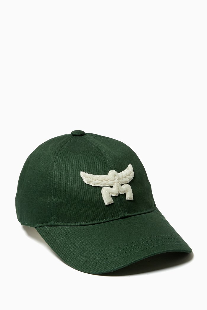 

Essential Logo Cap in Cotton Twill, Green