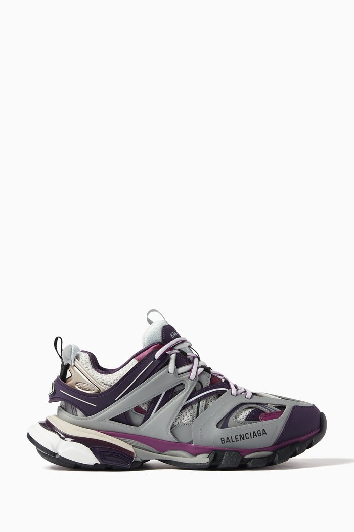 

Track Sneakers in Mesh & Nylon, Grey