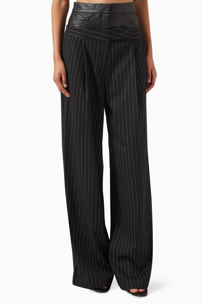 

Double Waisted Pants, Black