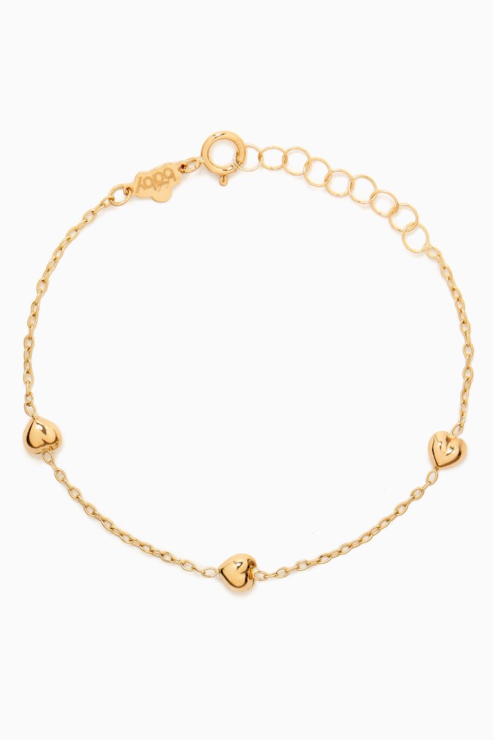 

Heart Bracelet in 18kt Yellow Gold