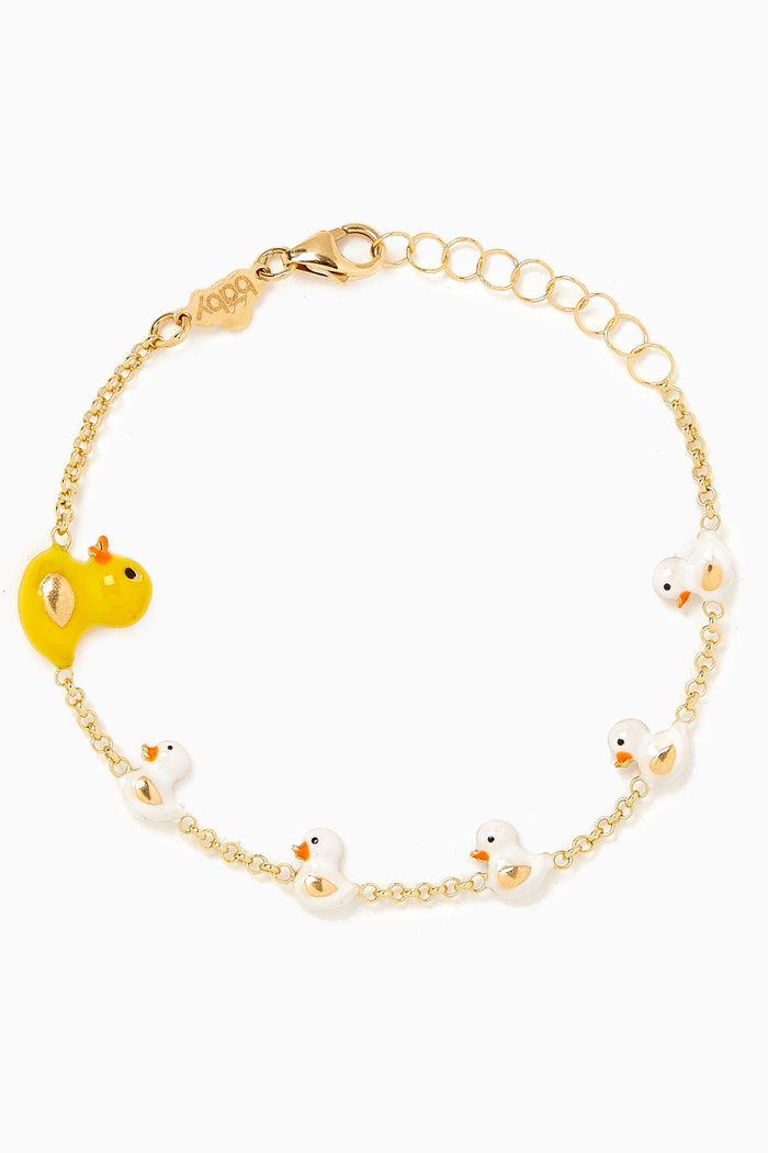 

Duck Charm Bracelet in 18kt Yellow Gold