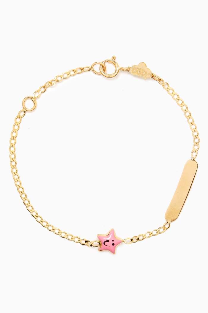 

Smiley Star Bracelet in 18kt Gold