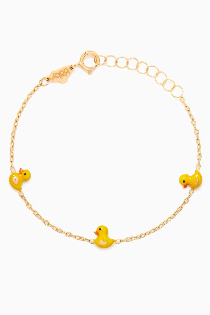 

Duck Charm Bracelet in 18kt Yellow Gold