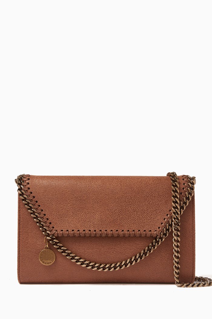 

Mini Falabella Crossbody Bag in Eco Shaggy Deer, Brown