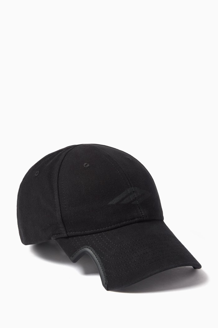 

Unisex 3B Stencil Cap in Cotton Drill, Black
