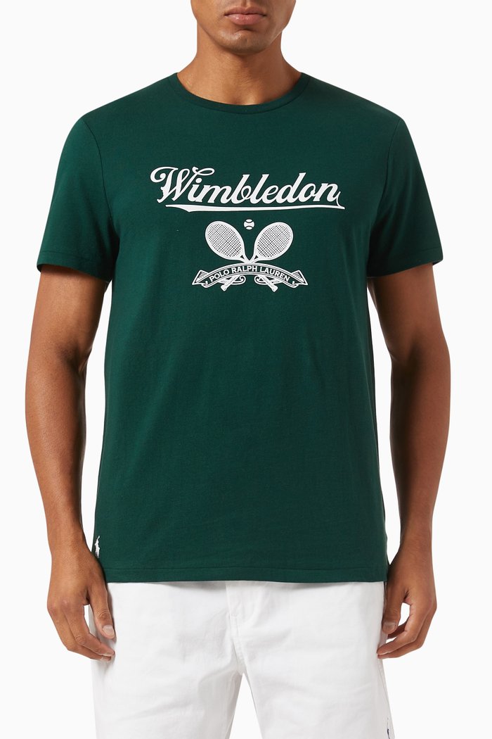 

Wimbledon T-shirt in Cotton-jersey, Green