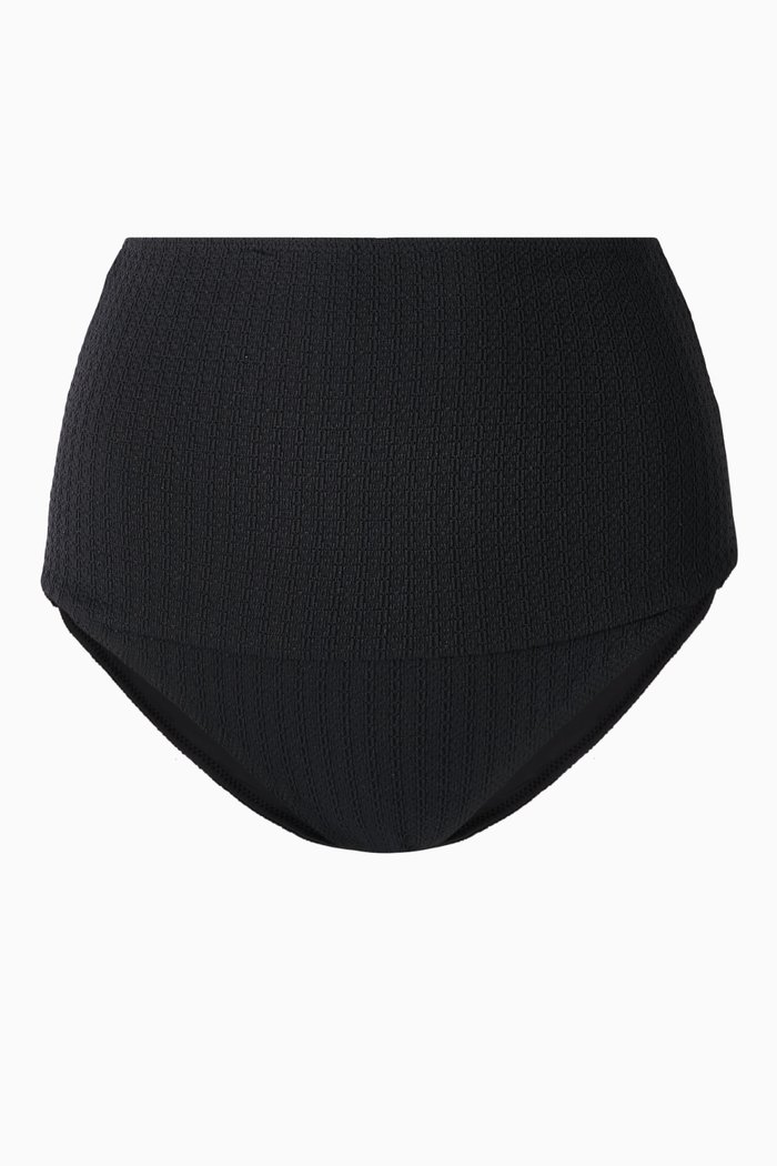 

Ra Estel High-waist Bikini Briefs, Black