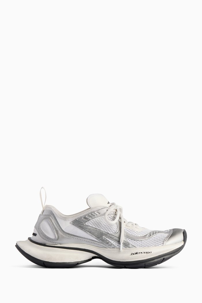 Circuit Sneaker in Nylon & Rubber, White