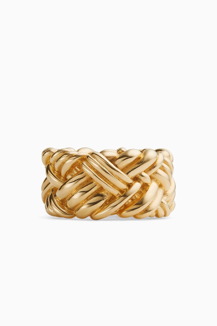 

Intreccio Ring in 18kt Gold-plated Silver