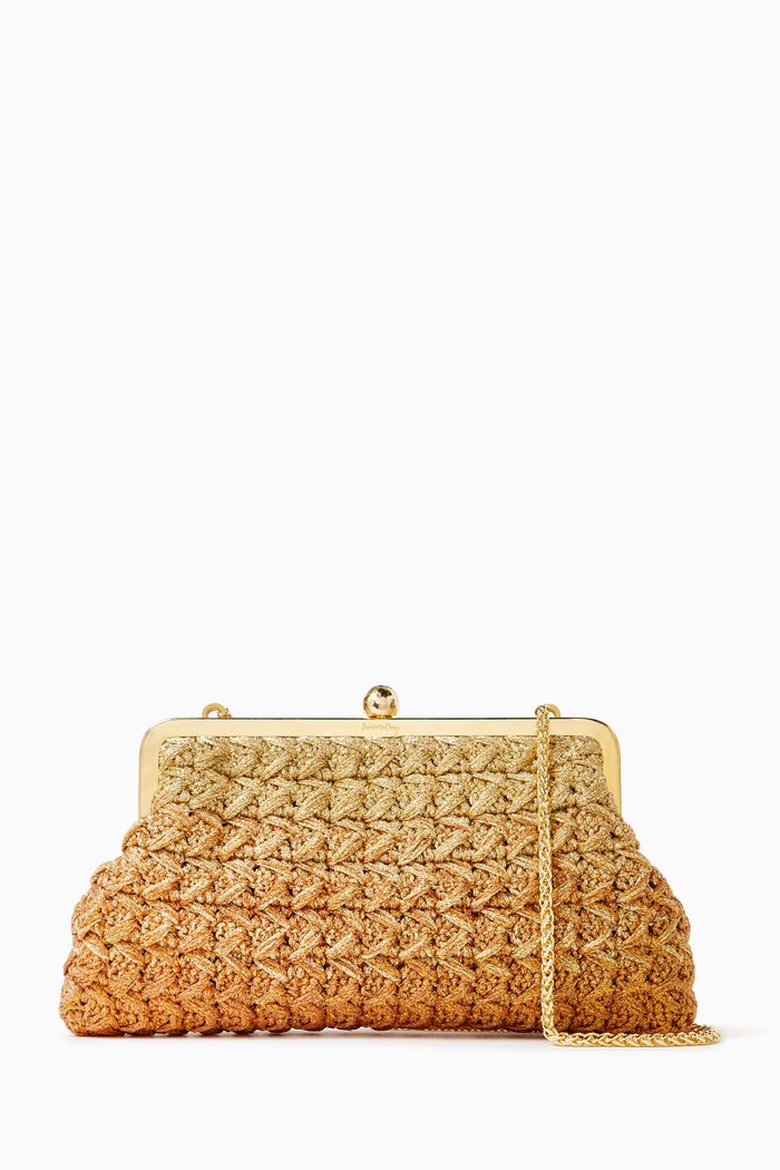 

Eclipse Bag in Crochet, Gold