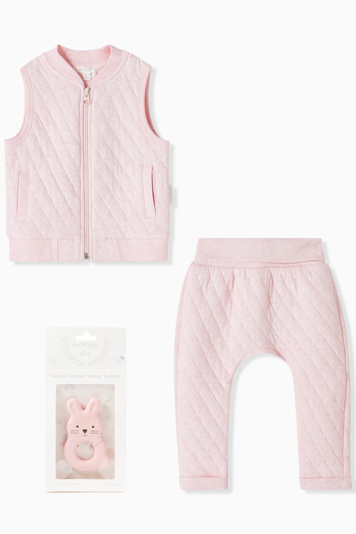 

Quilted Pack Gift Set, Pink