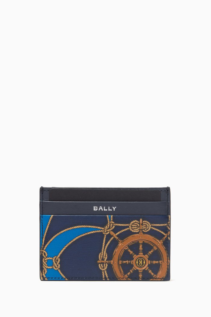 

Crsc Card Case in Leather, Blue