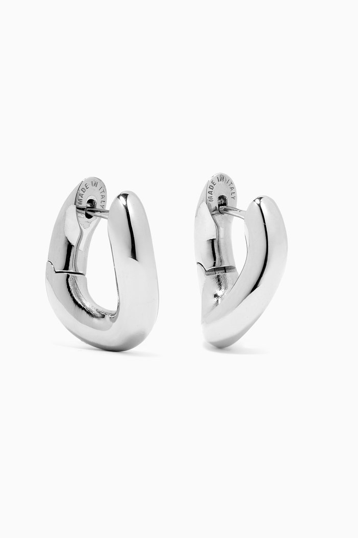 

Loop Mini Earrings in Brass, Silver