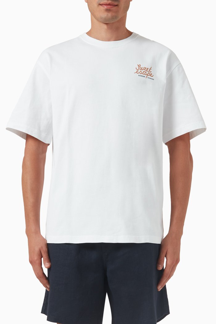 

Savaca T-shirt in Organic Cotton, White