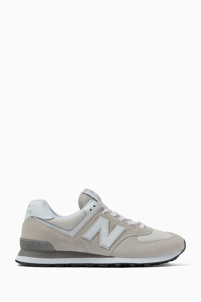 

574 Core Sneakers in Suede & Mesh, Neutral