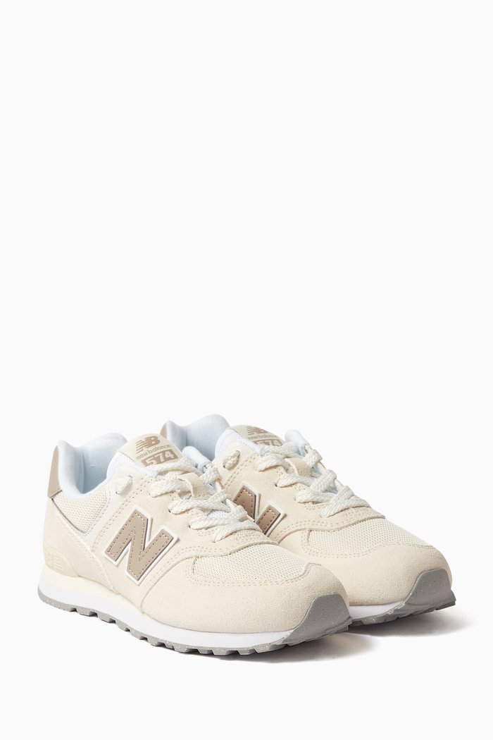 

574 Sneakers in Suede & Mesh, Neutral